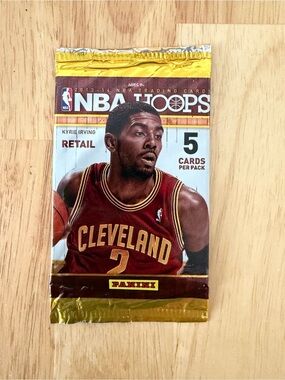 2013-14 Panini NBA Hoops Basketball Retail Pack Kyrie Irving Cleveland Cavaliers